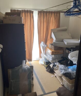 京都府向日市 E様の遺品整理作業前のご自宅の写真