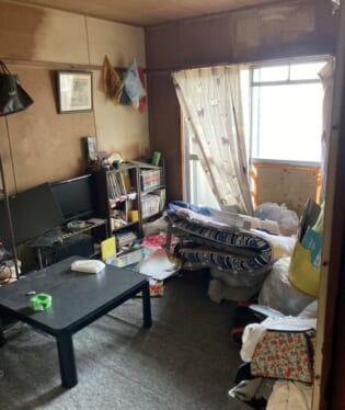 大阪府大阪市住吉区 U様の不用品回収作業前のご自宅の写真