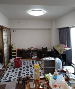 京都府八幡市 H様の不用品回収作業前のご自宅の写真