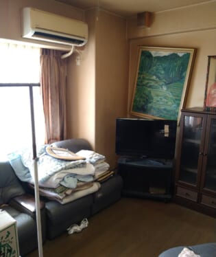 大阪府大阪市福島区 M様の遺品整理作業前のご自宅の写真