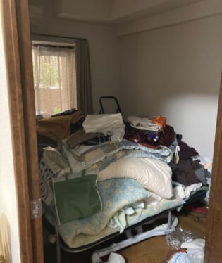 大阪府大阪市中央区 U様の遺品整理作業前のご自宅の写真