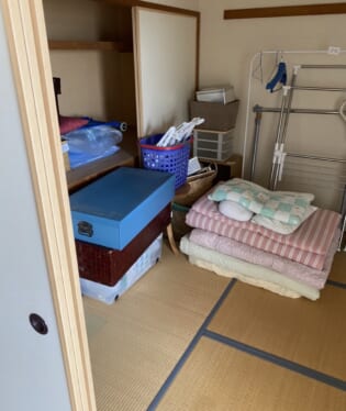 奈良県生駒郡安堵町 G様の不用品回収作業前のご自宅の写真