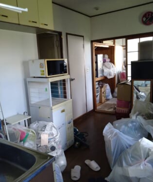 京都府船井郡京丹波町 G様の不用品回収作業前のご自宅の写真