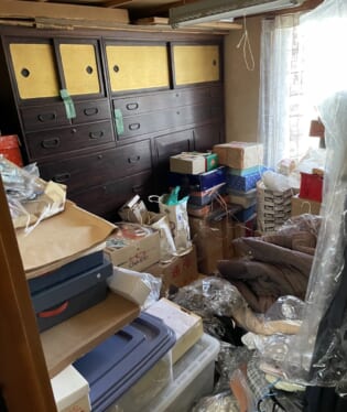大阪府箕面市 R様の不用品回収作業前のご自宅の写真