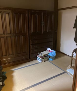 大阪府大阪市西成区 D様の不用品回収作業前のご自宅の写真