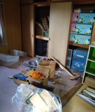 大阪府大阪市西淀川区 E様の不用品回収作業前のご自宅の写真