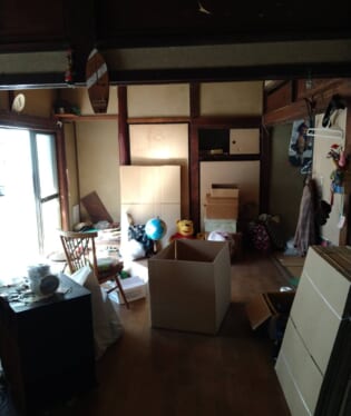 京都府綴喜郡宇治田原町 R様の不用品回収作業前のご自宅の写真