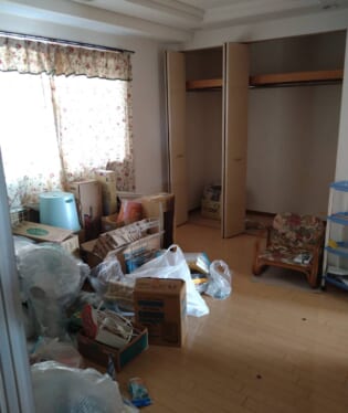 奈良御所市 O様の不用品回収作業前のご自宅の写真