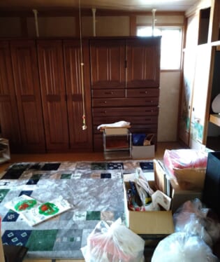 奈良県吉野郡野迫川村 B様の不用品回収作業前のご自宅の写真