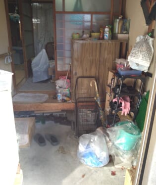 奈良県吉野郡下北山村 I様の不用品回収作業前のご自宅の写真