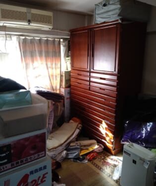 大阪府泉南市 A様の不用品回収作業前のご自宅の写真
