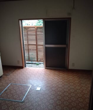 大阪府岸和田市 F様の不用品回収作業後のご自宅の写真