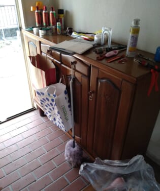 奈良県北葛城郡上牧町 L様の不用品回収作業前のご自宅の写真