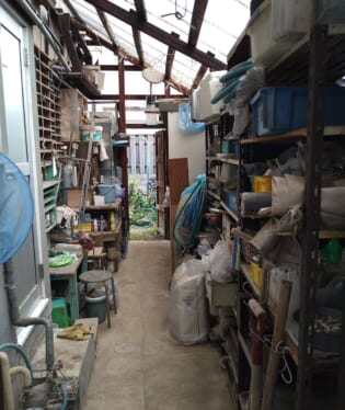 大阪府泉南郡岬町 H様の不用品回収作業前のご自宅の写真
