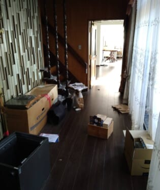大阪府大阪市東淀川区 H様の不用品回収作業前のご自宅の写真
