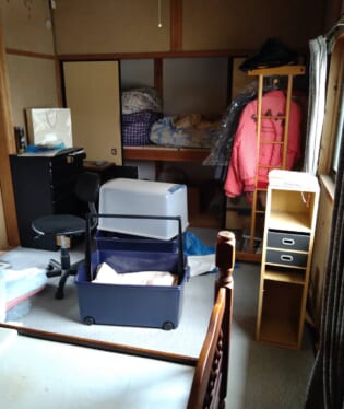 奈良県吉野郡天川村 K様の不用品回収作業前のご自宅の写真
