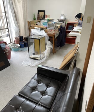 大阪府堺市 G様の不用品回収作業前のご自宅の写真