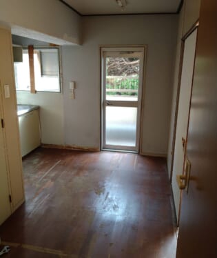 大阪府大阪市中央区 A様の遺品整理作業後のご自宅の写真