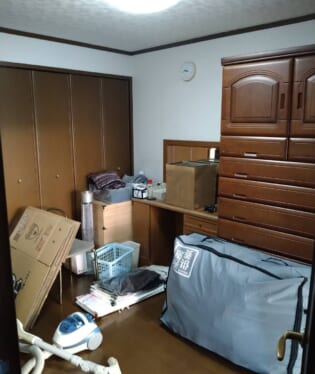 大阪府大阪市淀川区 N様の不用品回収作業前のご自宅の写真