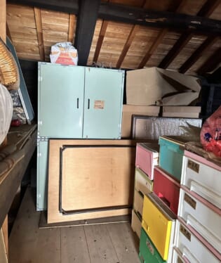 奈良県生駒郡斑鳩町 Y様の不用品回収作業前のご自宅の写真