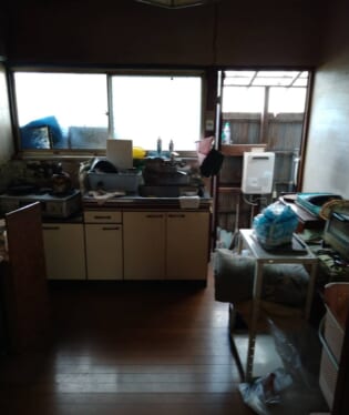 大阪府和泉市 U様の不用品回収作業前のご自宅の写真