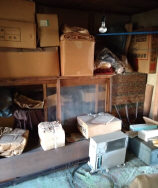 奈良県吉野郡十津川村 M様の不用品回収作業前のご自宅の写真