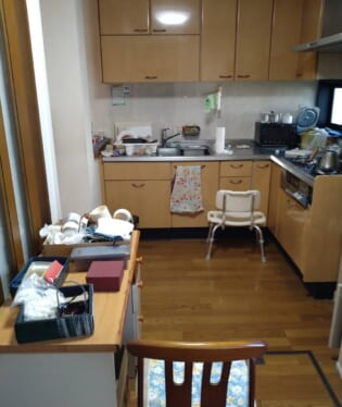 大阪府茨木市 W様の不用品回収作業前のご自宅の写真