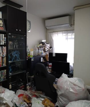 奈良県北葛城郡広陵町 M様の不用品回収作業前のご自宅の写真