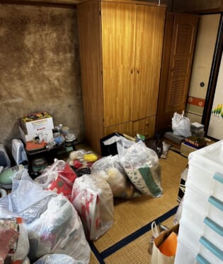 奈良県吉野郡野迫川村 N様の不用品回収作業前のご自宅の写真