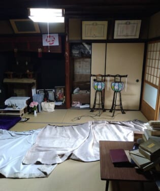 奈良県吉野郡吉野町 Z様の不用品回収作業前のご自宅の写真