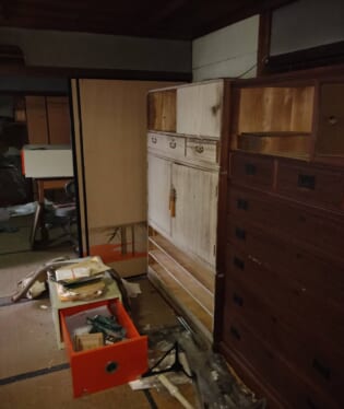 大阪府門真市 D様の不用品回収作業前のご自宅の写真