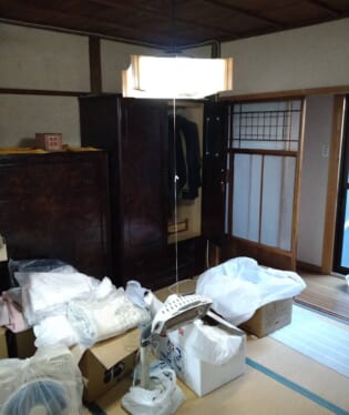 京都府京都市右京区 A様の不用品回収作業前のご自宅の写真