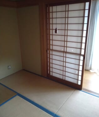 奈良県生駒郡斑鳩町 F様の不用品回収作業後のご自宅の写真