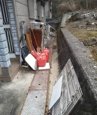 奈良県生駒郡平群町 D様の不用品回収作業前のご自宅の写真