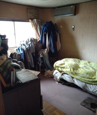 京都府京都市上京区 B様の不用品回収作業前のご自宅の写真