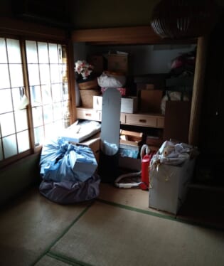 京都府京都市北区 R様の不用品回収作業前のご自宅の写真