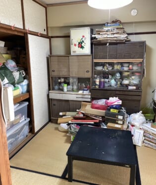 大阪府 Z様の不用品回収作業前のご自宅の写真