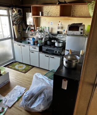 京都府京都市左京区 D様の不用品回収作業前のご自宅の写真