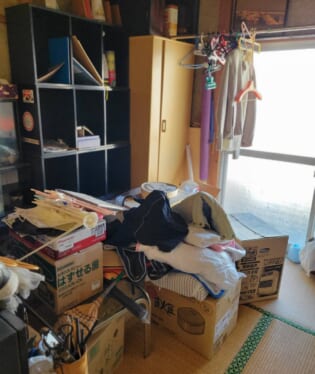 奈良県宇陀郡曽爾村 B様の不用品回収作業前のご自宅の写真