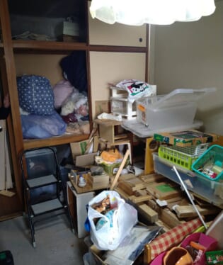京都府京都市山科区 K様の不用品回収作業前のご自宅の写真