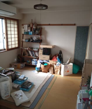 京都府京都市上京区 F様の不用品回収作業前のご自宅の写真
