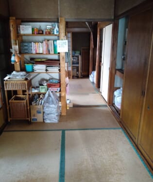 京都府綾部市 M様の不用品回収作業前のご自宅の写真