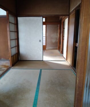 京都府綾部市 M様の不用品回収作業後のご自宅の写真