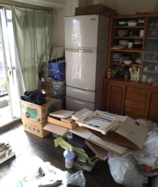 京都府宇治市 N様の不用品回収作業前のご自宅の写真