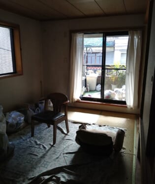 大阪府堺市北区 H様の不用品回収作業前のご自宅の写真