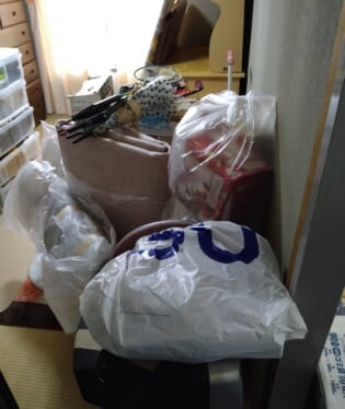 京都市下京区 S様の不用品回収作業前のご自宅の写真
