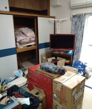 京都府福知山市 F様の不用品回収作業前のご自宅の写真