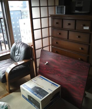 大阪府堺市中区 J様の不用品回収作業前のご自宅の写真