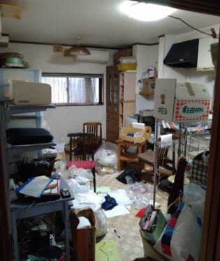 京都府京田辺市 B様の不用品回収作業前のご自宅の写真