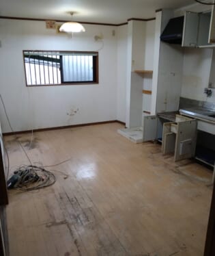 京都府京田辺市 B様の不用品回収作業後のご自宅の写真